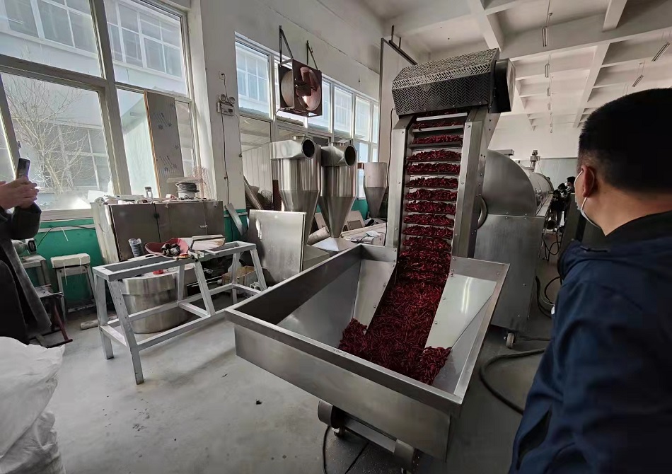 許昌智工流水線電磁炒貨機