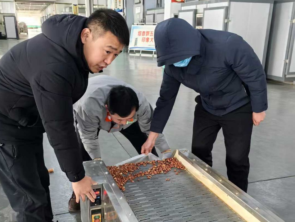 電磁流水線炒貨機(jī)